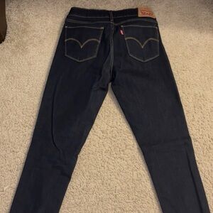 Dark Blue Denim Jeans